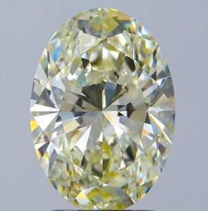 1.8 Carat Yellow Oval Diamond Dubai